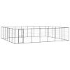 Outdoor Dog Kennel Steel 547 ft²