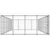 Outdoor Dog Kennel Steel 468.9 ft²