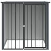 Dog House Black Galvanized Steel Large Durable Dog House